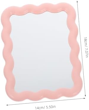 FONDOTIN Portable Wave Shaped Vanity Mirror