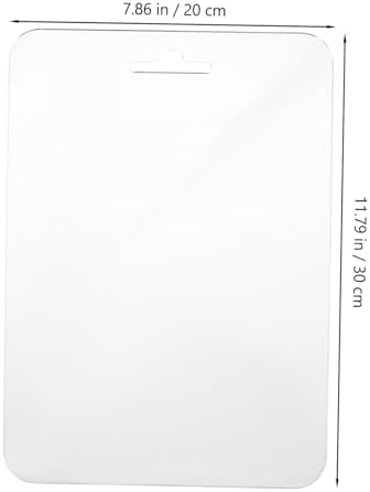 Large 30x20cm Shatterproof Fogless Acrylic Mirror for Bathroom Shaving Makeup Travel