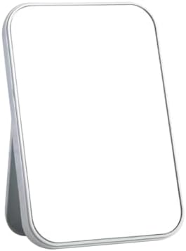 Plastic Frame Vertical Folding Vanity Mirror for Women Girls Light Green