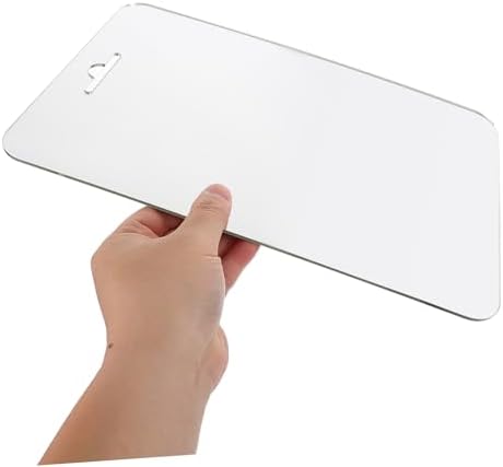 Shower Mirror 30x20cm Shatterproof Fogless Acrylic for Bathroom Camping