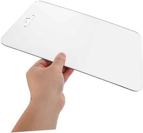 30x20cm Acrylic Hanging Shower Mirror with LED Lighting