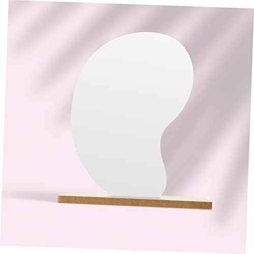MAGICLULU Desktop Vanity Mirror with Wooden Base
