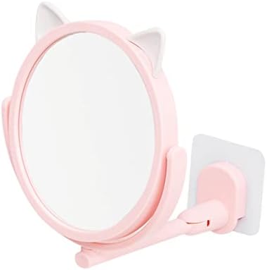 Wall-Mounted Folding Mirror for Bathroom and Vanity Use