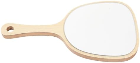 NOLITOY Wooden Makeup Mirror Portable for Travel and Salon Use