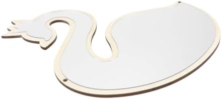 Healeved Elegant Swan Shape Waterproof Acrylic Mirror