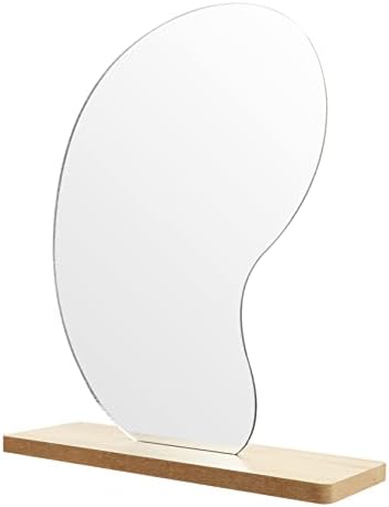 ULTECHNOVO Acrylic Flip Cosmetic Mirror Simple Shape Design Easy to Use