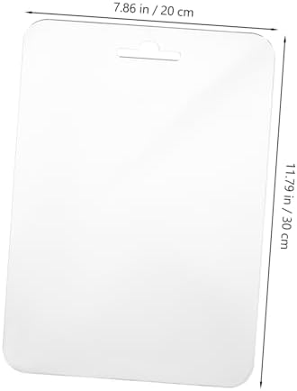 Fogless Acrylic Mirror 30x20cm Shatterproof Bathroom Shaving Makeup Mirror