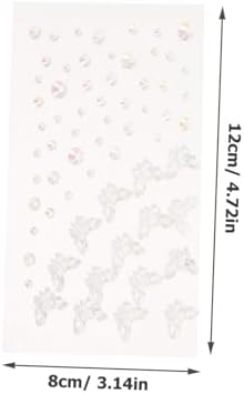Gems Stickers for Face Makeup Butterfly Tear Diamond Adhesive 1