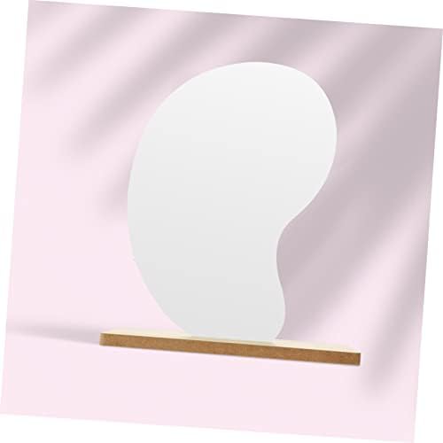 Elegant Flip Movable Makeup Mirror with LED Stand