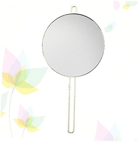 Beaupretty Handheld Round Makeup Mirror
