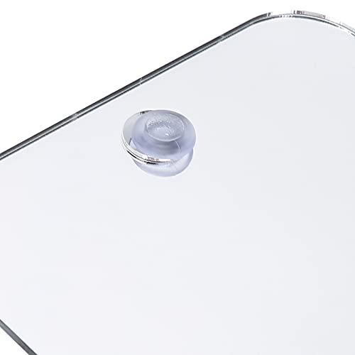 Pilipane Shatterproof Bathroom Mirror with Hook and Suction