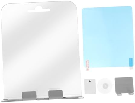 Fogless Shower Mirror with Razor Holder and Hooks