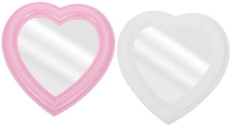 Heart Design Wall Mirror Set for Home Use