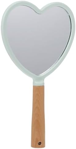 GALPADA Heart Shaped Makeup Mirror - Lightweight Stylish
