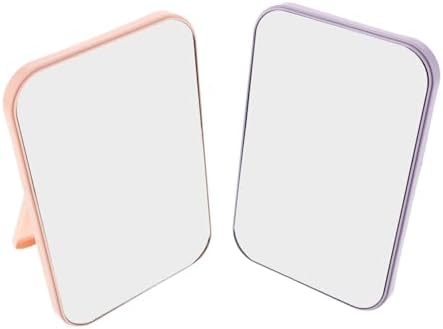 NOLITOY 2pcs Portable Makeup Mirror for Travel and Home