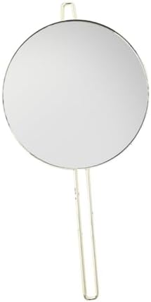 Beaupretty Handheld Round Makeup Mirror
