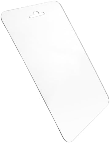 30x20cm Unbreakable Acrylic Shower Mirror for Men Women