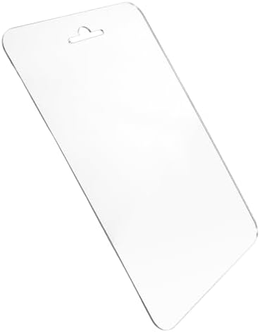 Large 30x20cm Shatterproof Fogless Acrylic Mirror for Bathroom Shaving Makeup Travel
