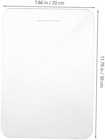 Unbreakable Makeup Mirror 30x20cm Acrylic Wall Hanging for Bathroom Camping Travel