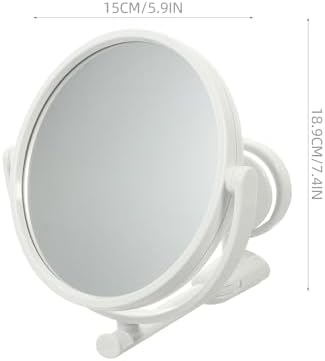 Holibanna Double-Sided Swivel Wall Mirror for Bathroom Bedroom