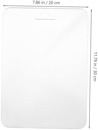 Fogless Acrylic Mirror - Shatterproof Shower Mirror for Makeup and Shaving