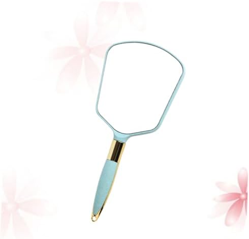 Handheld Cosmetics Mirror with Wall Hanging Hole