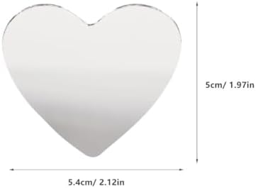 Heart-Shaped DIY Makeup Mirror with Rhinestone Frame 1