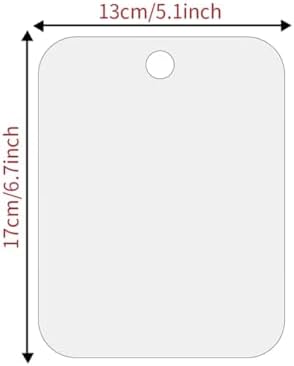 Acrylic Anti-Fog Mirror for Shower and Shaving Use