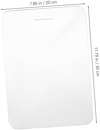 NIYANGLE 1set Unbreakable Fogless Acrylic Mirror for Shower Wall 1