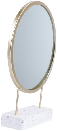 IMIKEYA Portable Makeup Mirror with Stand