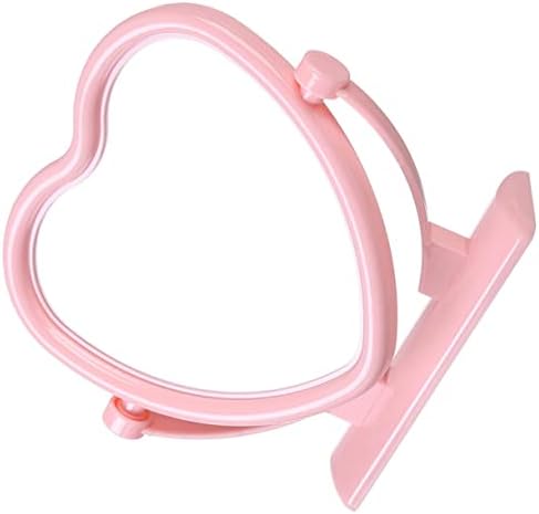 Heart Shaped Double Sided Rotatable Vanity Mirror