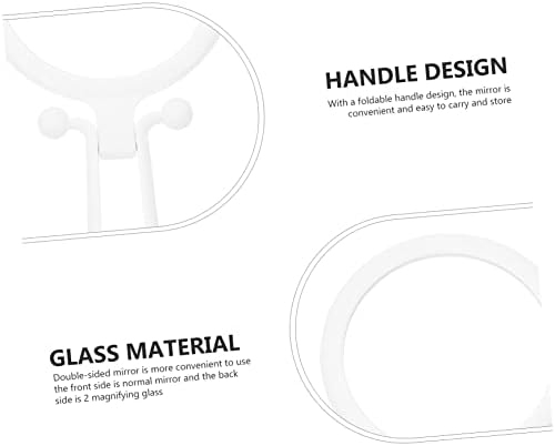 DOITOOL Womens Compact Foldable Makeup Mirror for On-The-Go