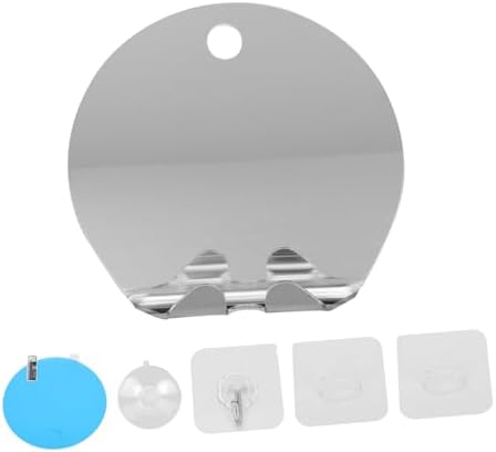PAMINGONO Simple Acrylic Anti-Fog Mirror Set for Home Bathroom Travel