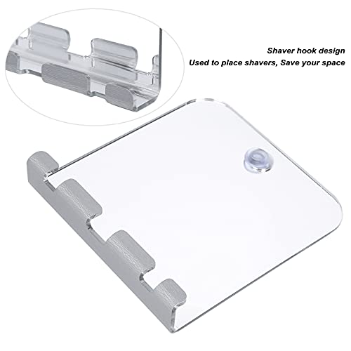 Pilipane Shatterproof Bathroom Mirror with Hook and Suction