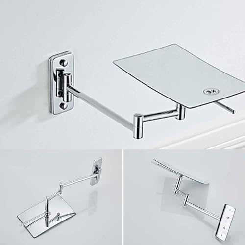 LZHIANG Swivel Wall Vanity Mirror 3X Magnifying
