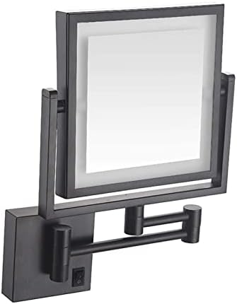 DEIHGE 8 Wall-Mounted Makeup Mirror with 3X Magnification