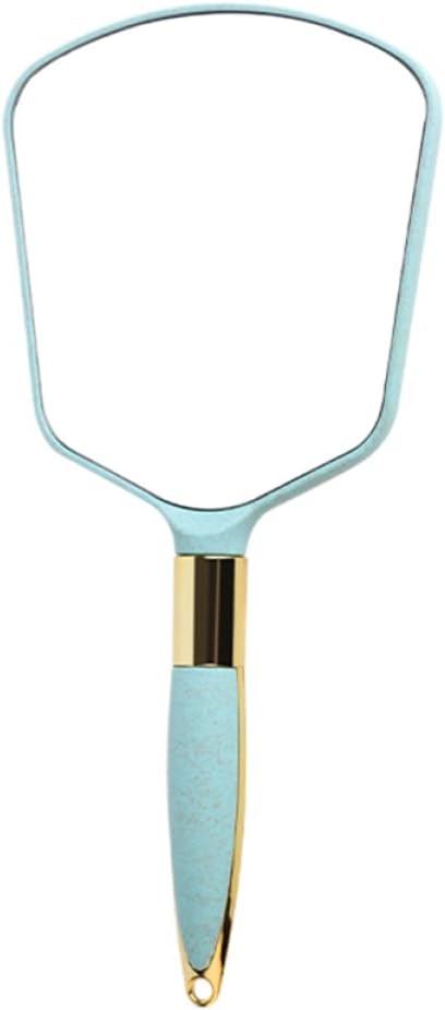 Healvian 1pc Portable Handheld Makeup Mirror with Wall Hanging