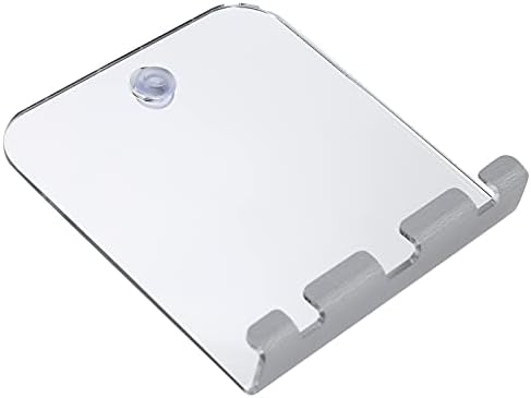 Agatige Shaving Mirror with Shaver Hook and Shatterproof Design