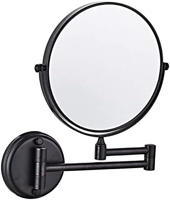 FUDGIO 8-Inch Wall Mount Makeup Mirror with 360 Degree Swivel
