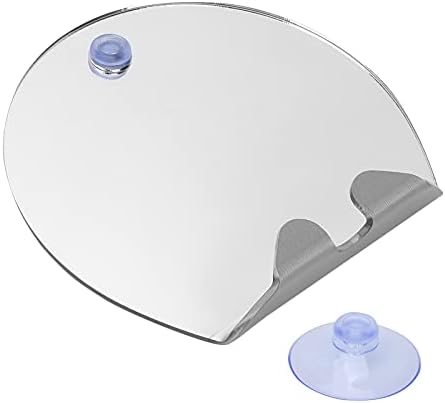 Fogless Round Mirror with Suction Hook for Shaving and Makeup