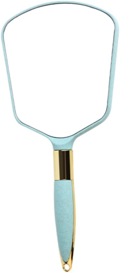 Handheld Cosmetics Mirror with Wall Hanging Hole