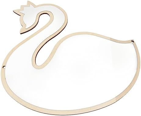 Luxury Acrylic Mirror with Swan Shape for Makeup