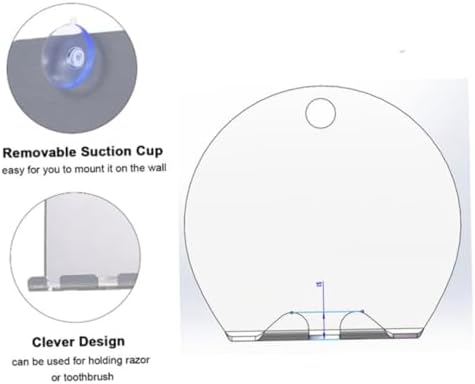 Houolsator Anti-Fog Shatterproof Acrylic Mirror 1