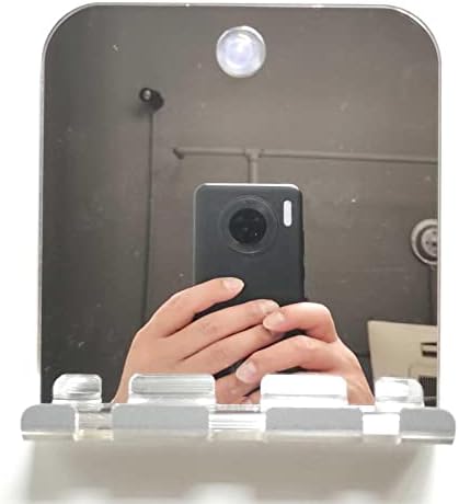 Portable Shaving Mirror with Hook and Suction