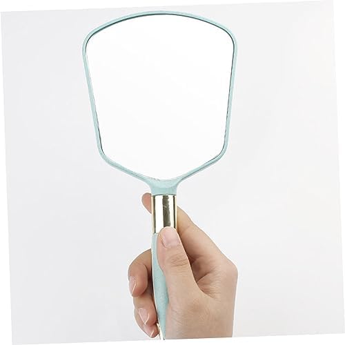 Handheld Makeup Mirror with Handle for Travel and Home Use