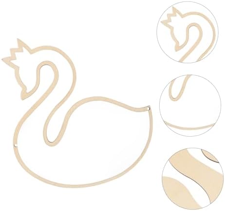Healeved Elegant Swan Shape Waterproof Acrylic Mirror