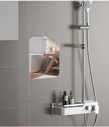 Safe Durable Fogless Shower Mirror 13x17cm 1