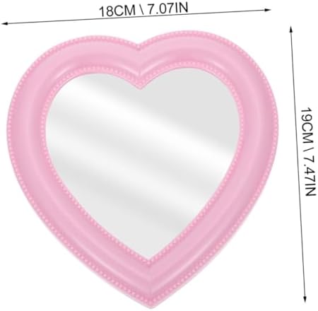 Heart Design Wall Mirror Set for Home Use