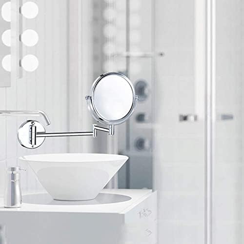 FUDGIO 8-Inch Swivel Makeup Mirror with 5X Magnification