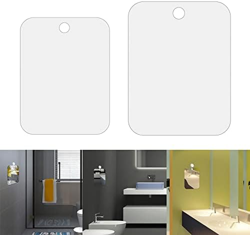 Acinkeety Acrylic Shower Mirror - Portable Wall Hanging Shave Mirror